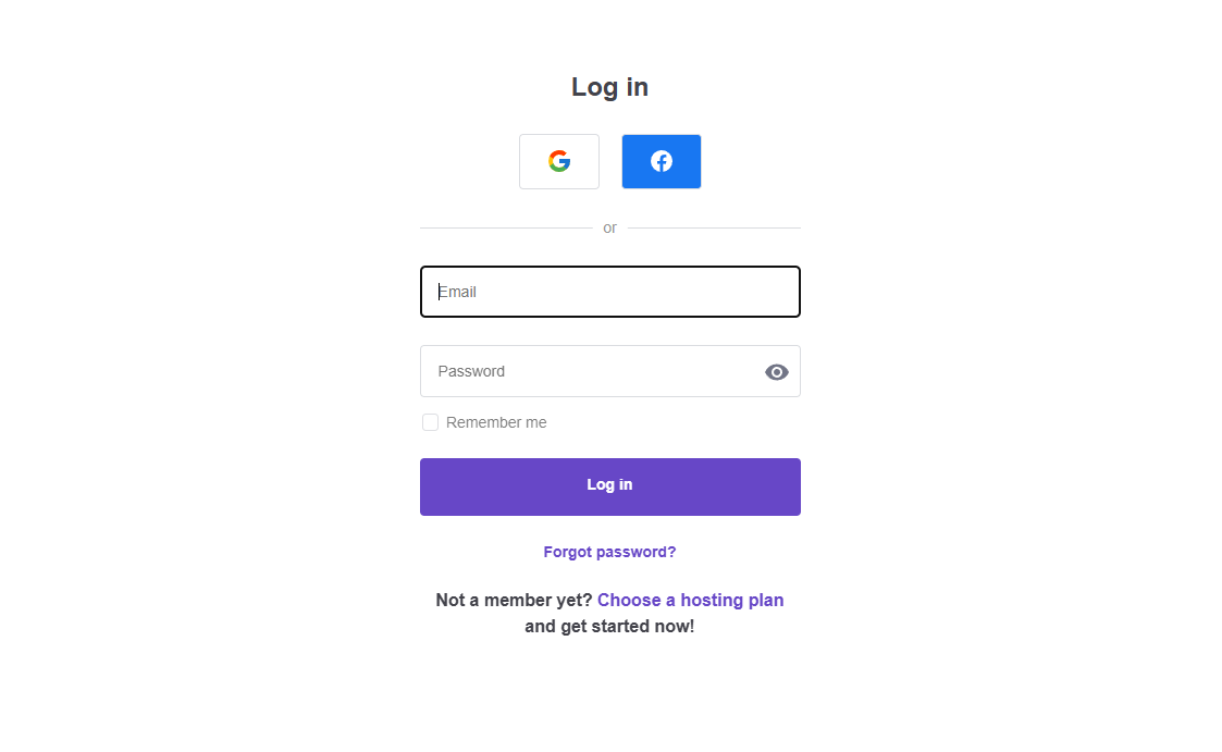 Login Page